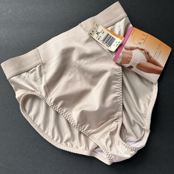 Vintage Bali Moderate Tummy Control Shape Wear High Cut Brief Nude Sz XL - Picture 1 of 5